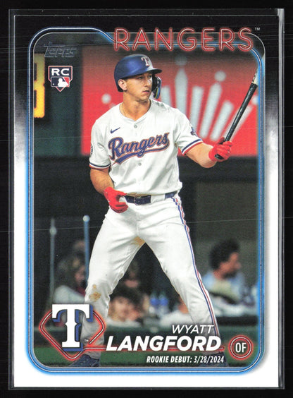Wyatt Langford RC Debut