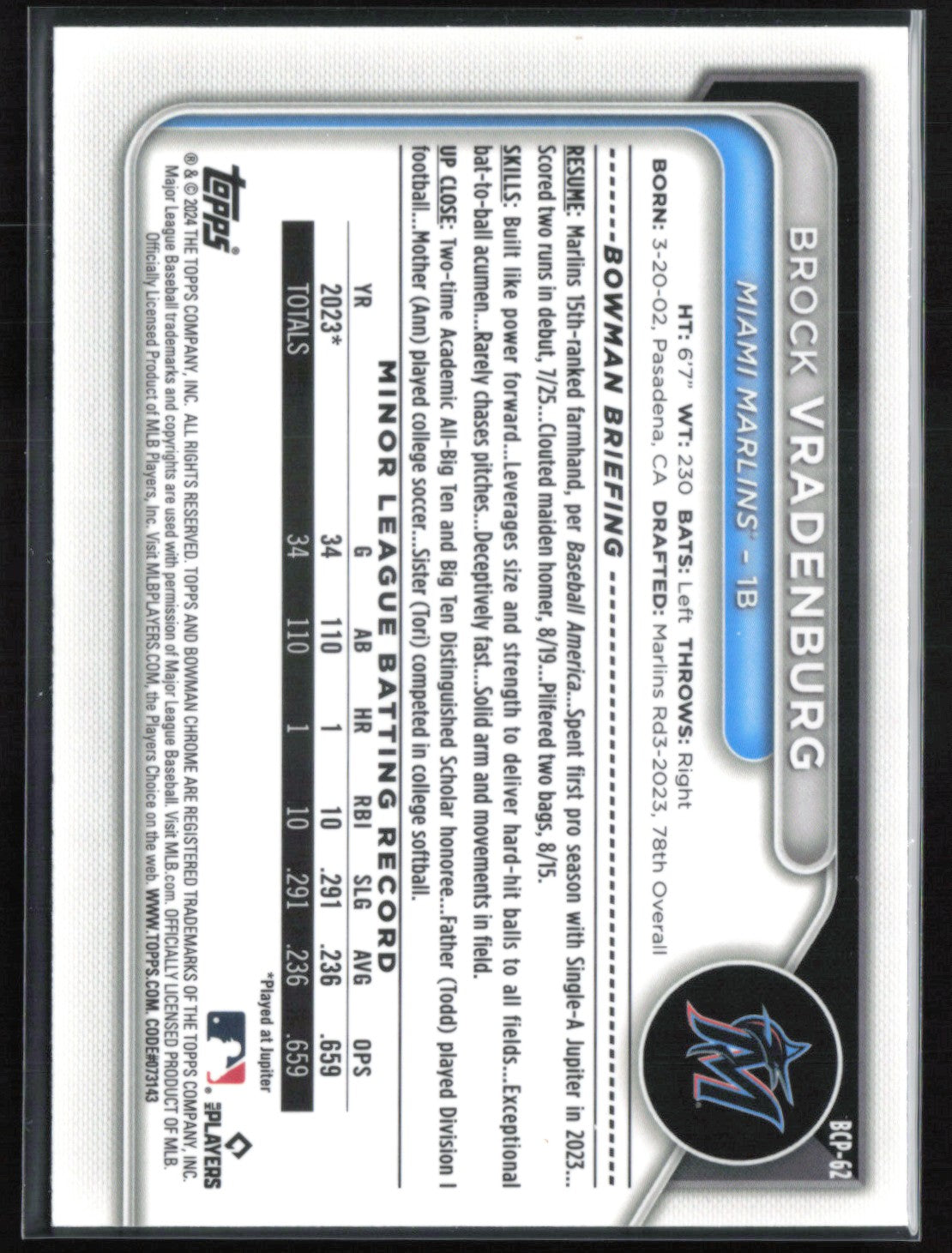 Brock Vradenburg Mini Diamond