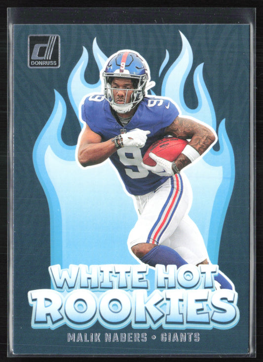 Malik Nabers RC White-Hot Rookies