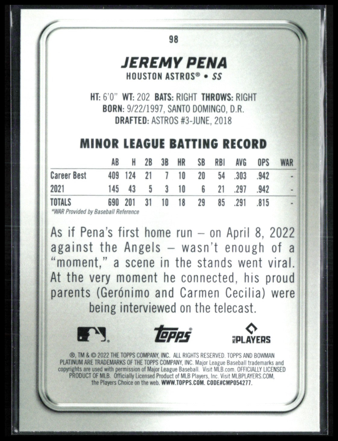 Jeremy Pena RC