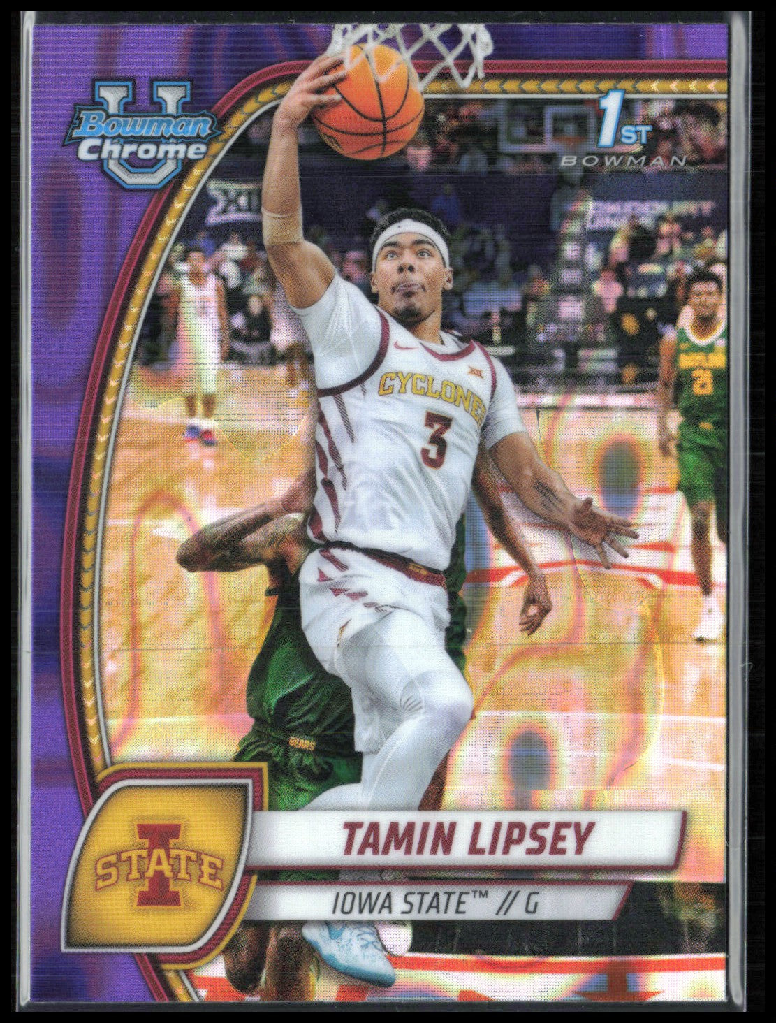Tamin Lipsey 1st Bowman Purple Lava