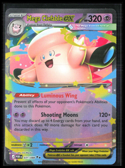 Mega Clefable ex - 031/088
