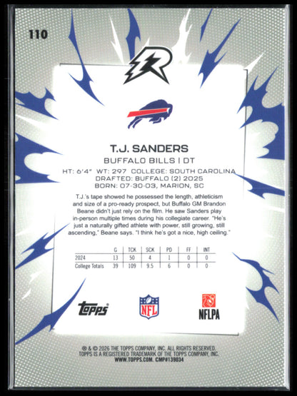 T.J. Sanders RC Blue Pink Laser