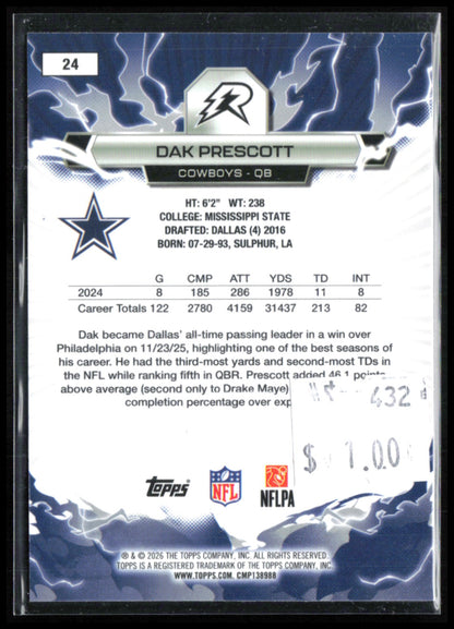 Dak Prescott Orange Blue