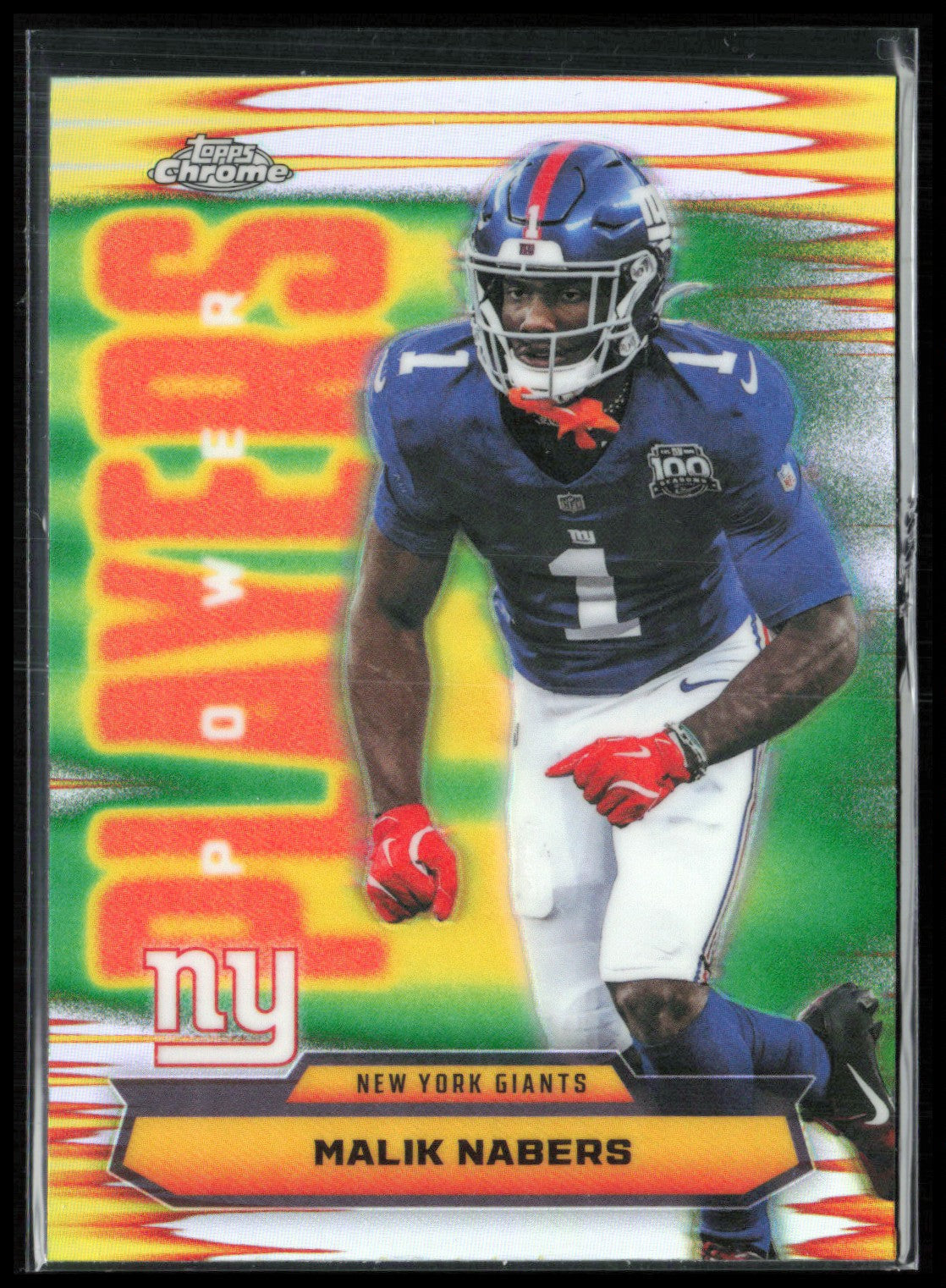 Malik Nabers Power Players Refractor