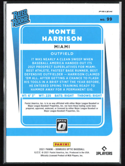 Monte Harrison RC Lime Green Holo