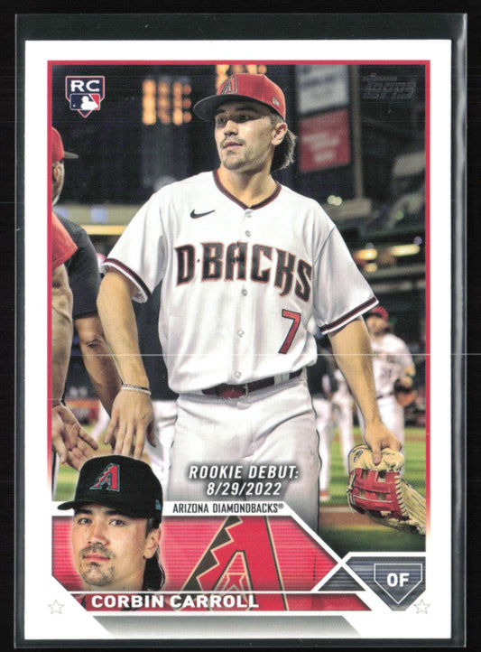 Corbin Carroll RC Debut