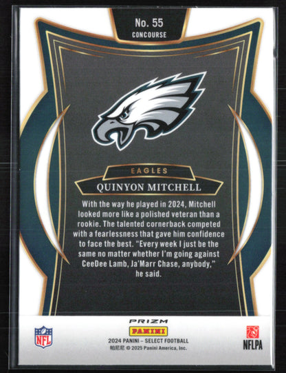 Quinyon Mitchell RC Zebra SSP 2024 Select Concourse Level