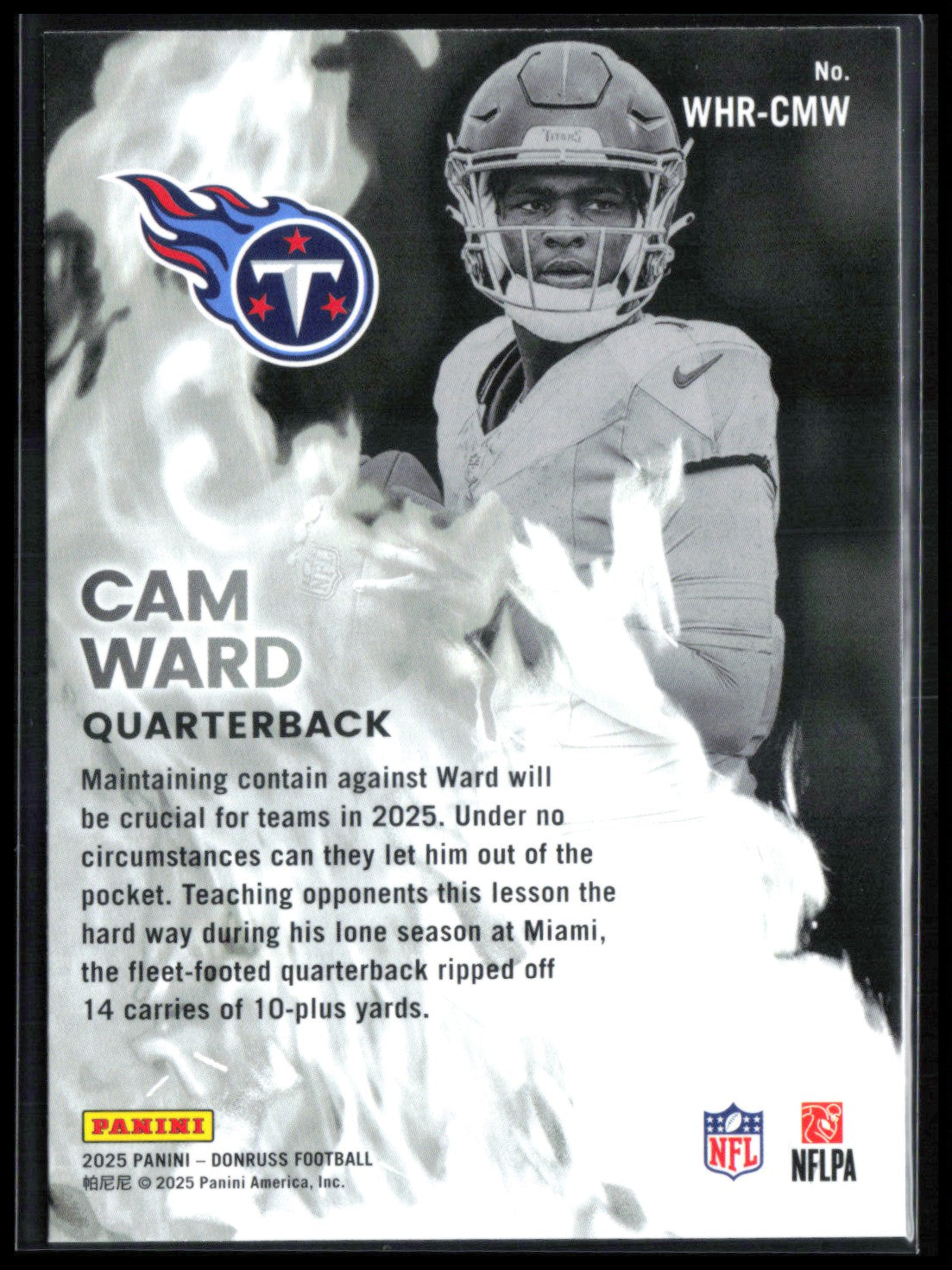 Cam Ward RC White-Hot Rookies