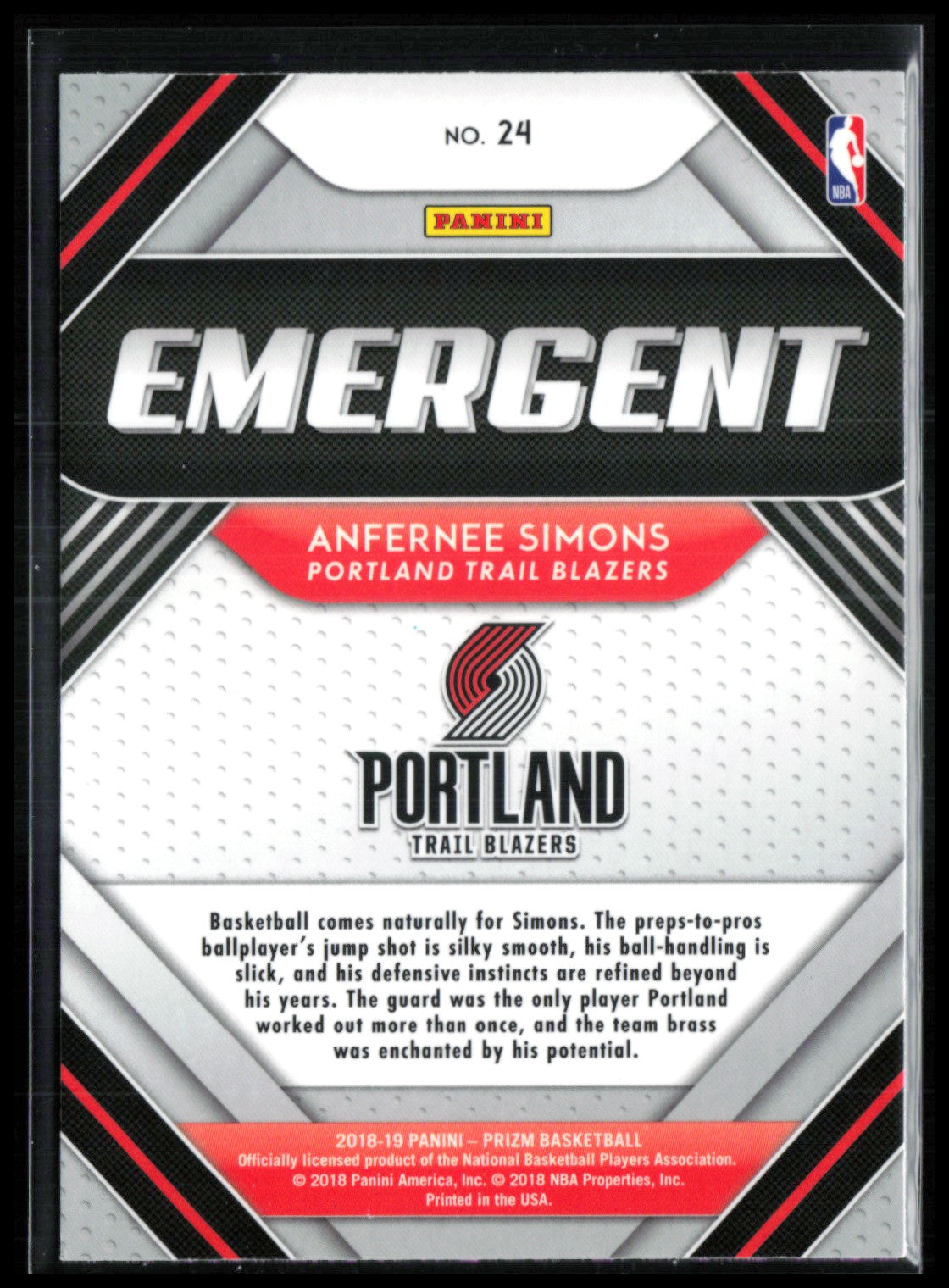Anfernee Simons RC Emergent