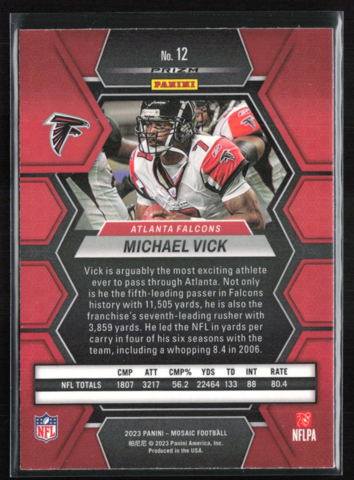 Michael Vick Green Mosaic