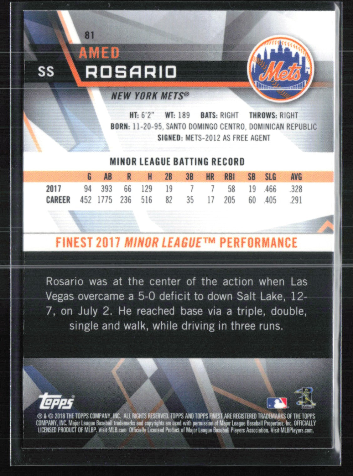 Amed Rosario RC