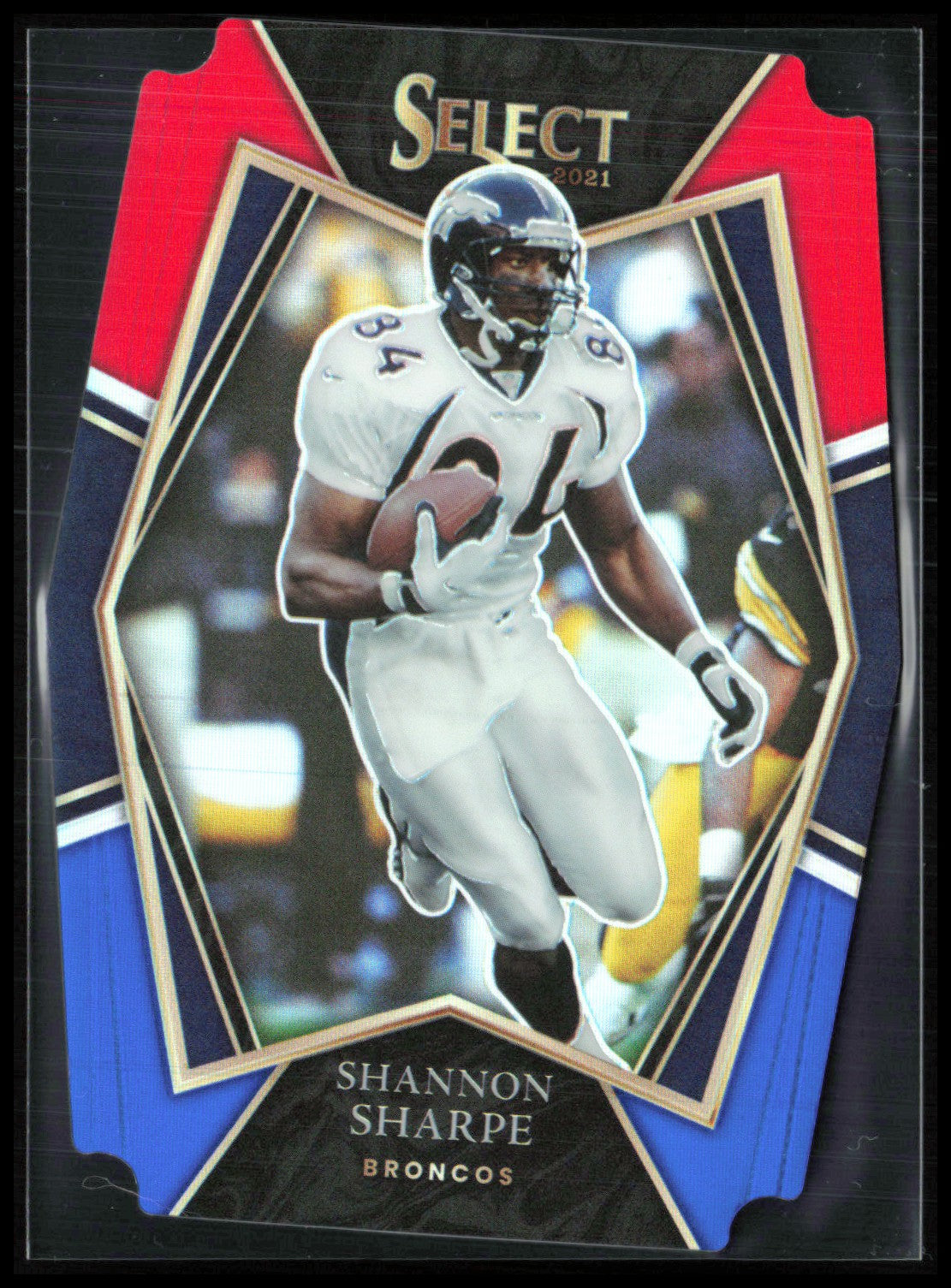 Shannon Sharpe Red Blue Die-Cut