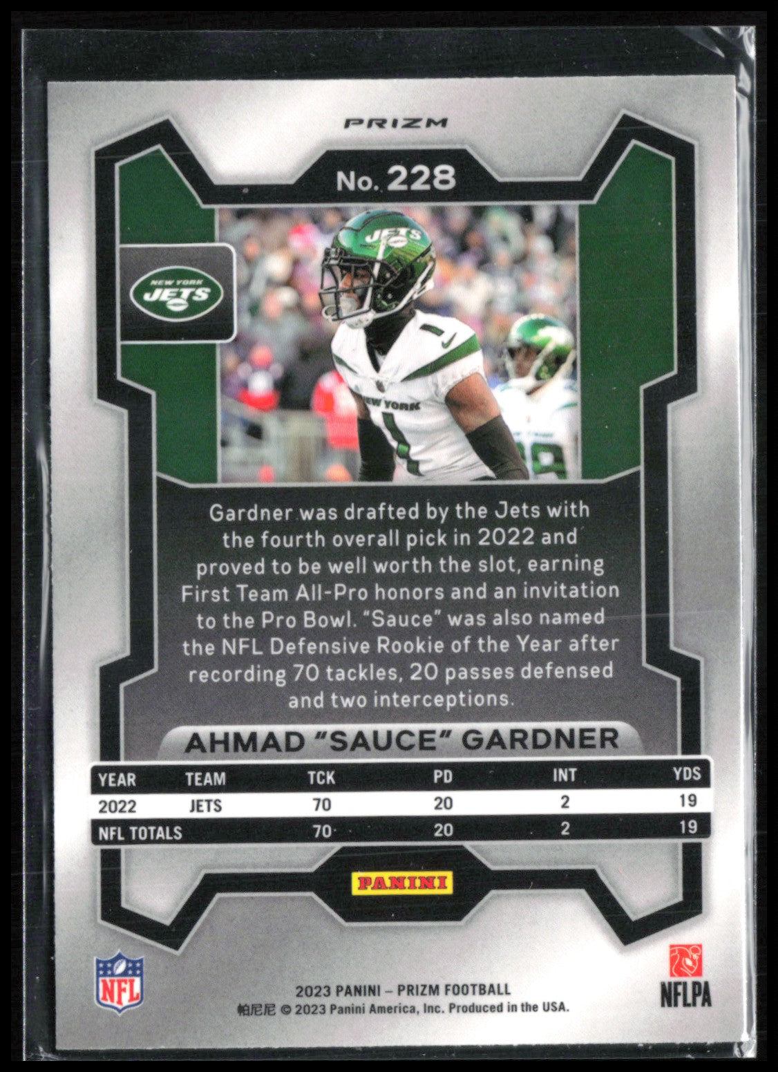 Ahmad Sauce Gardner Orange Lazer