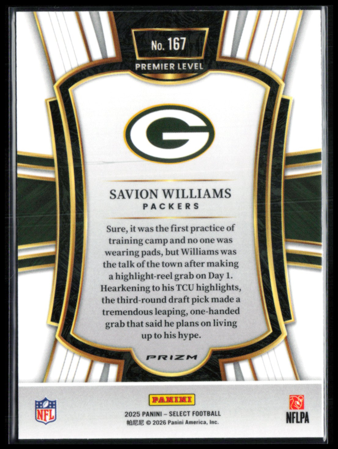 Savion Williams RC RWB Shock