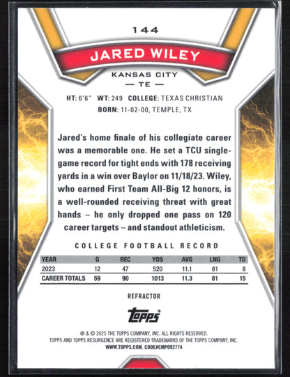Jared Wiley RC Refractor