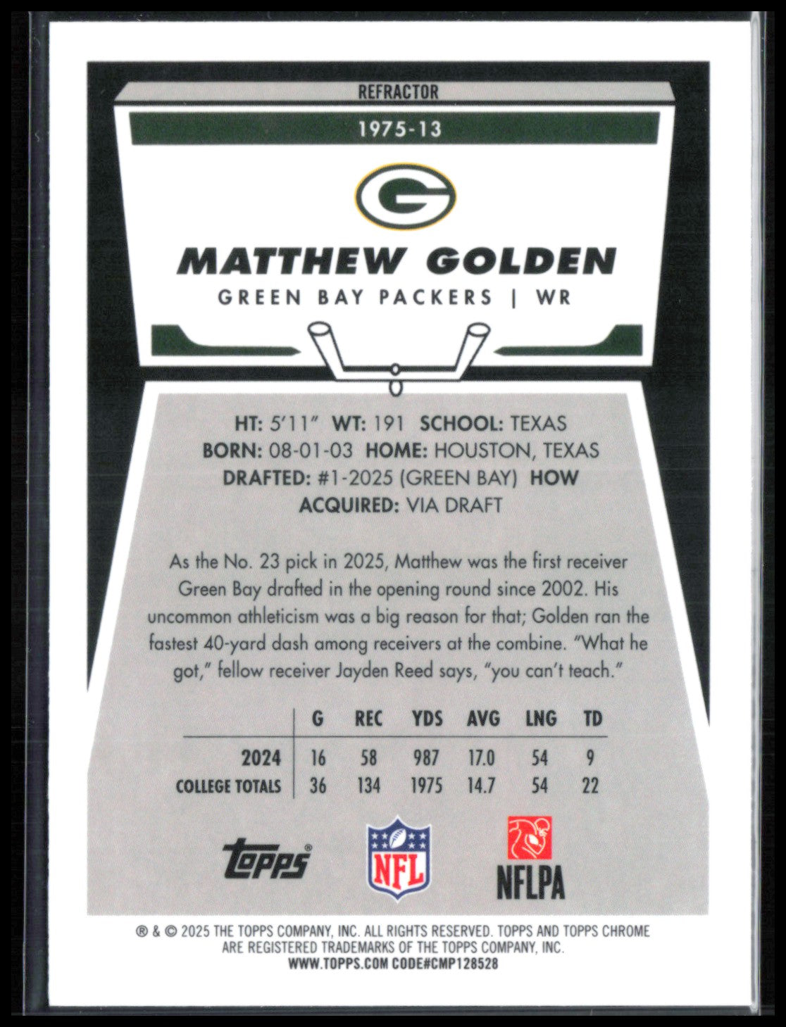 Matthew Golden RC Refractor