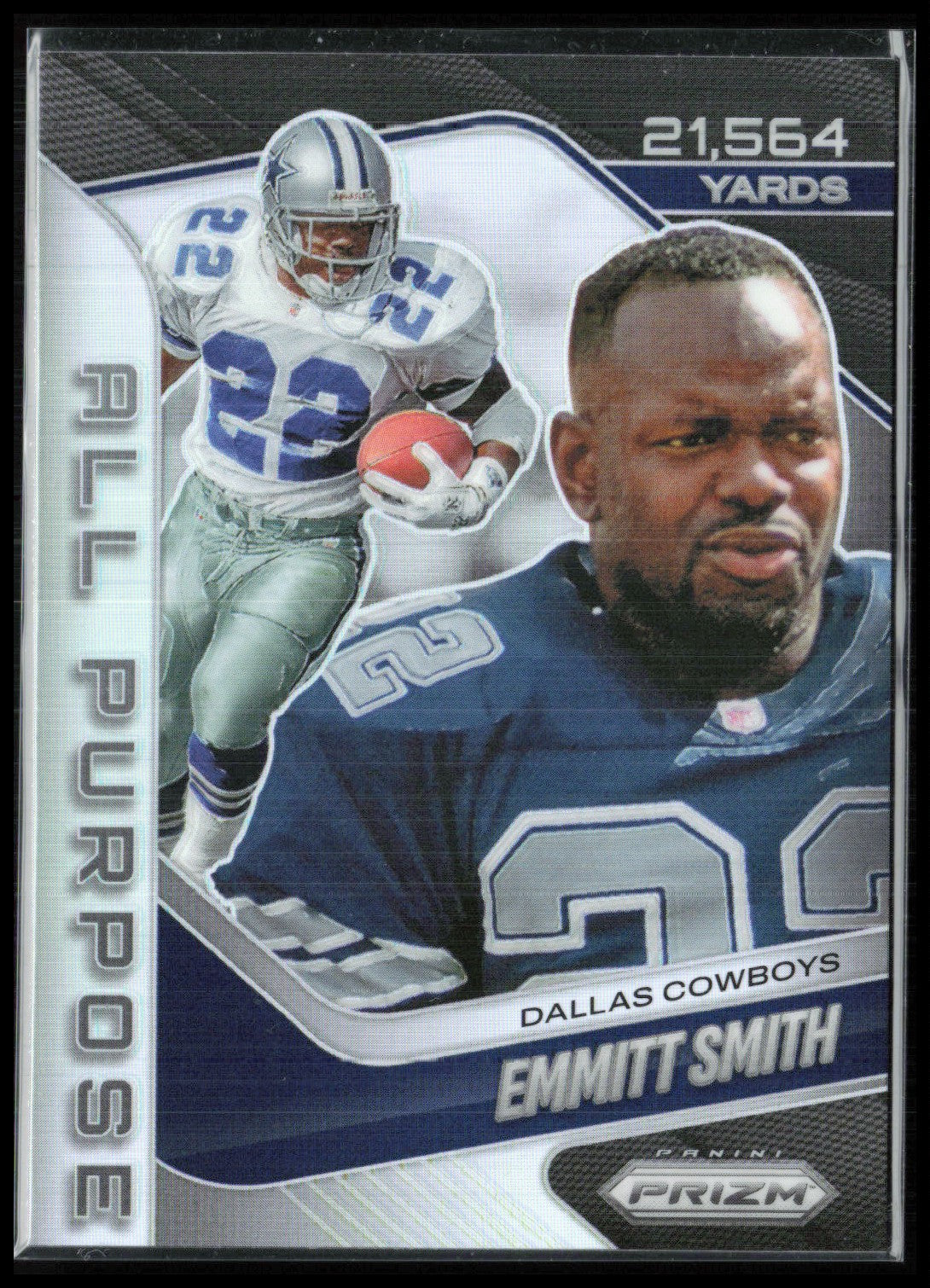 Emmitt Smith All Purple Silver Prizm