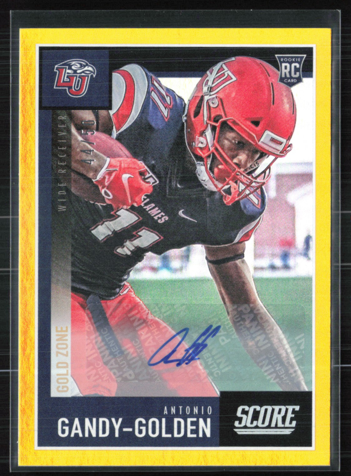 Antonio Gandy-Golden RC Auto /50 Gold Zone