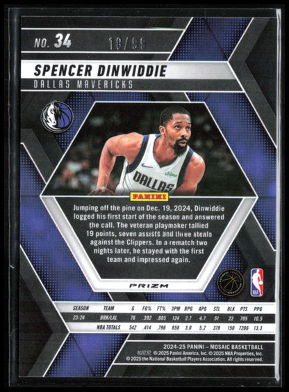 Spencer Dinwiddie Purple Mosaic /99