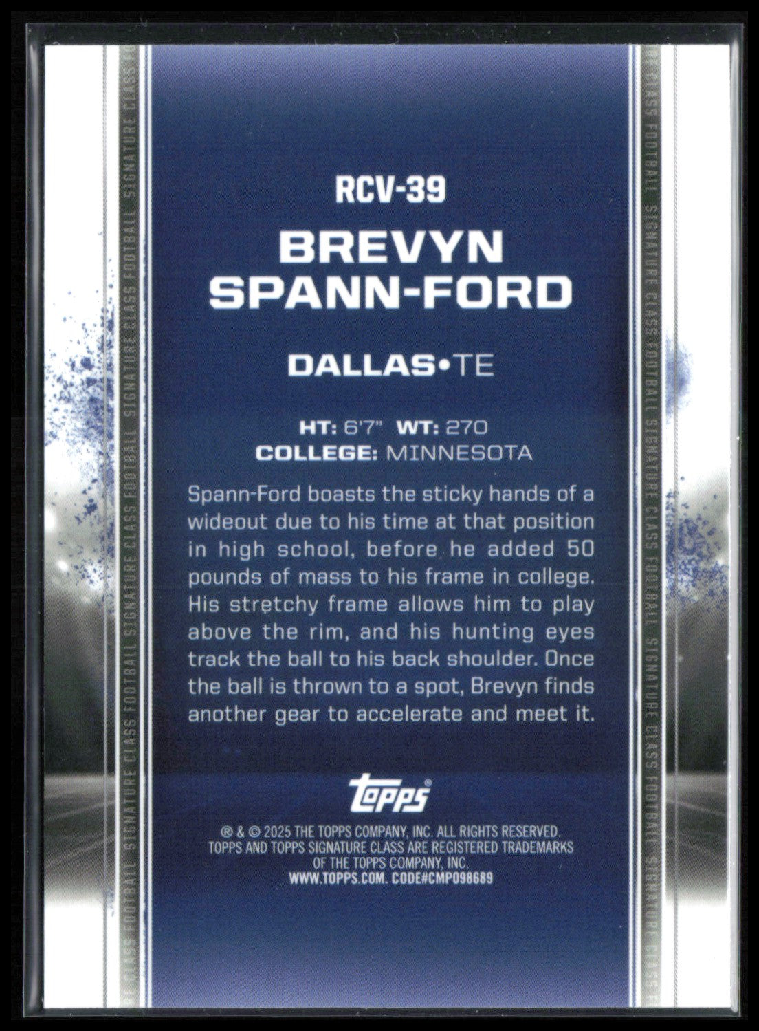 Brevyn Spann-Ford RC /175