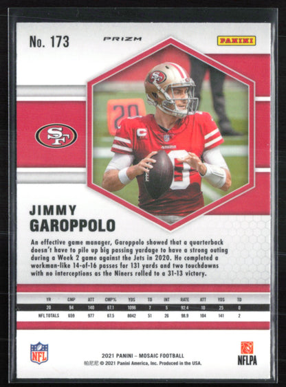 Jimmy Garoppolo Green Mosaic