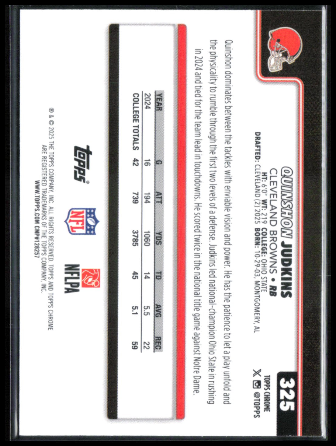Quinshon Judkins RC