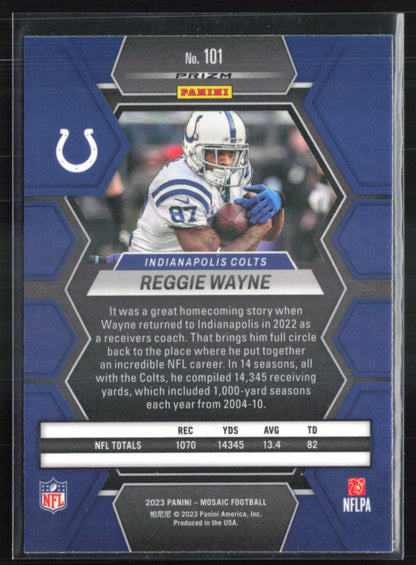 Reggie Wayne Red Mosaic