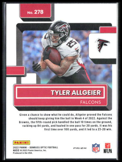 Tyler Allgeier RC Purple Shock