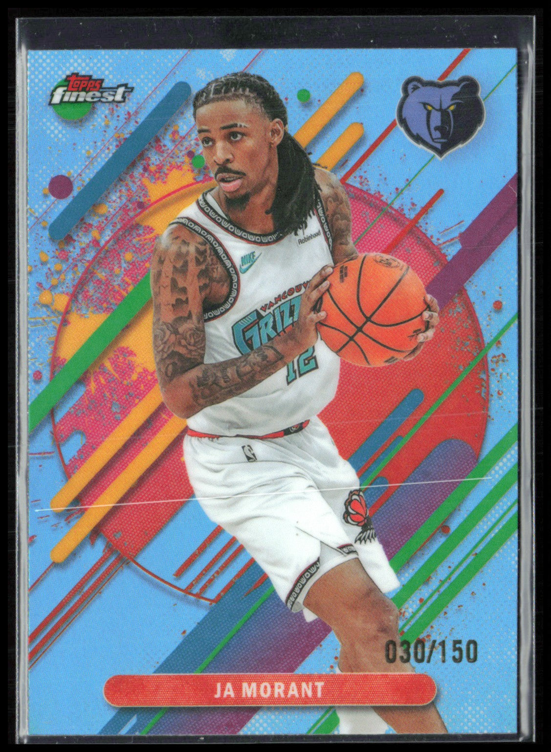 Ja Morant /150 Rare Blue 2026 Topps Finest