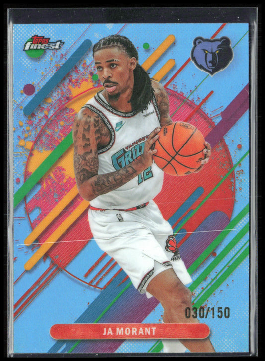 Ja Morant /150 Rare Blue 2026 Topps Finest