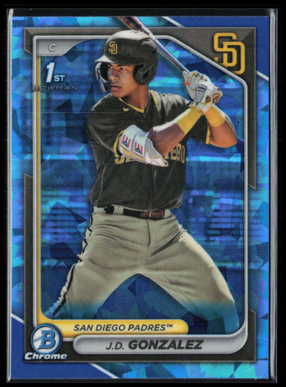 J.D. Gonzalez 1st Bowman Sapphire