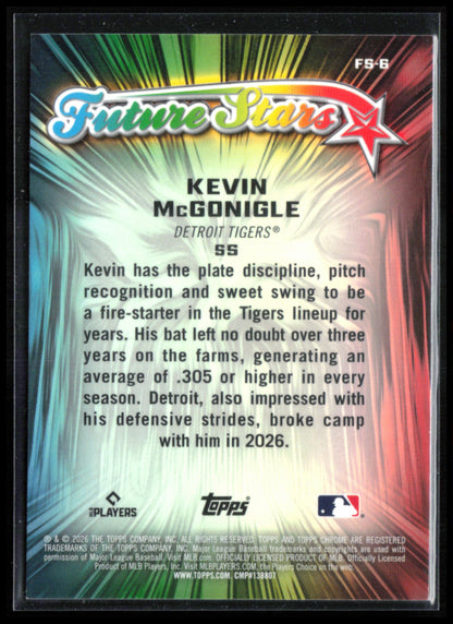 Kevin McGonigle RC Future Stars