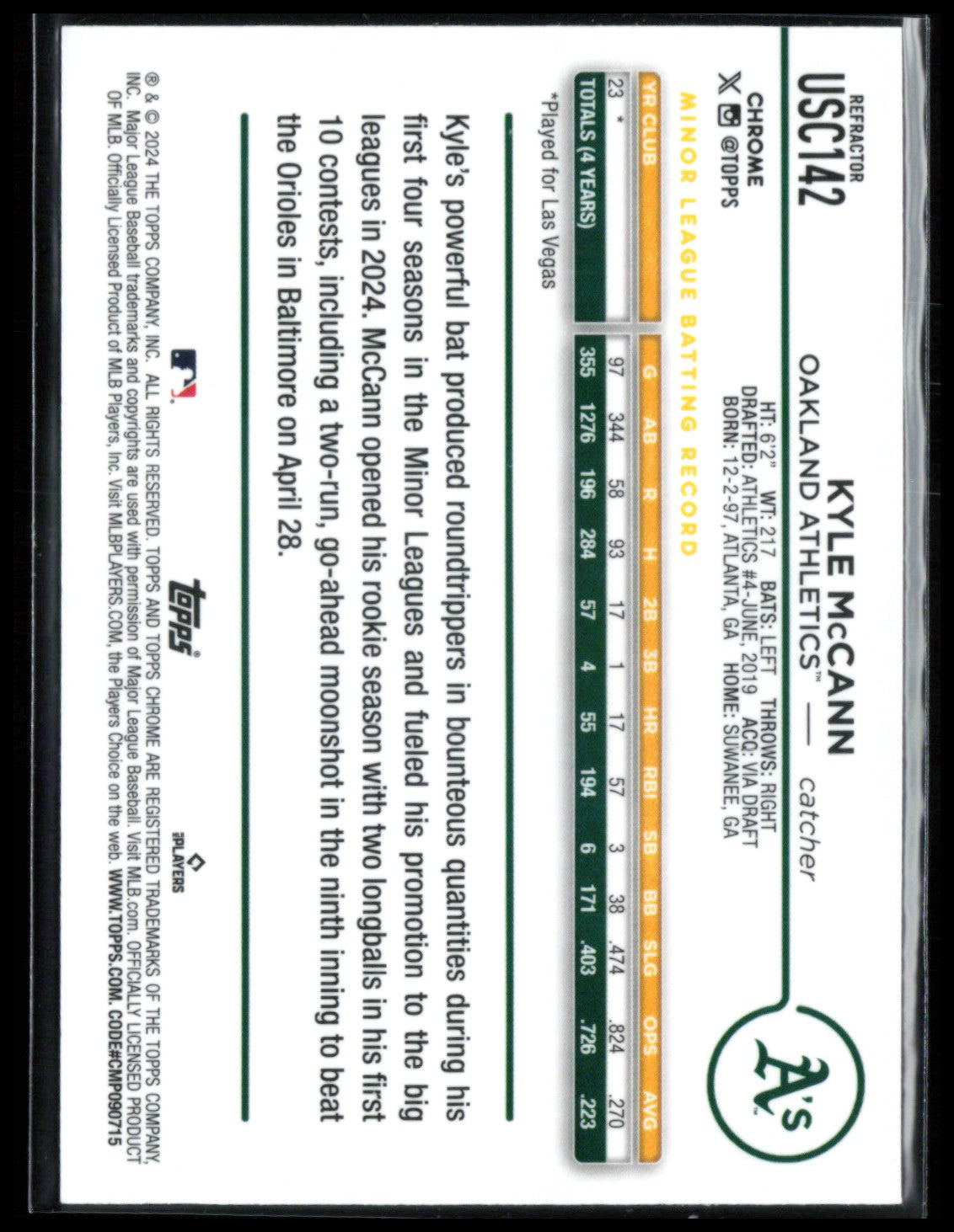 Kyle McCann RC Prism