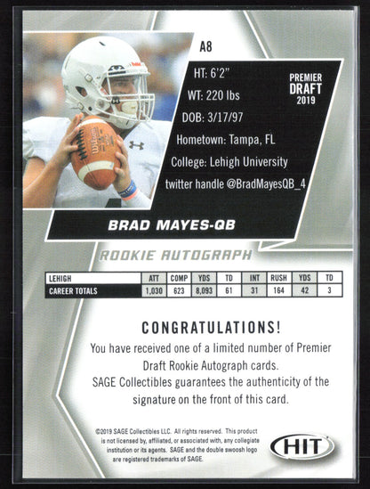 Brad Mayes Auto Hit