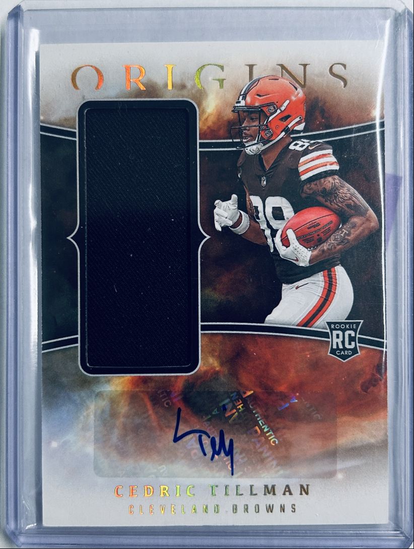 Cedric Tillman RC Patch Auto Origins
