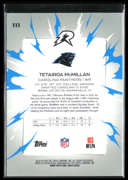 Tetairoa McMillan RC
