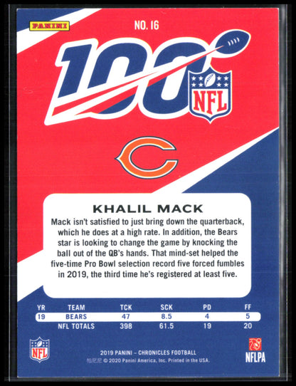 Khalil Mack /199 2019 Chronicles
