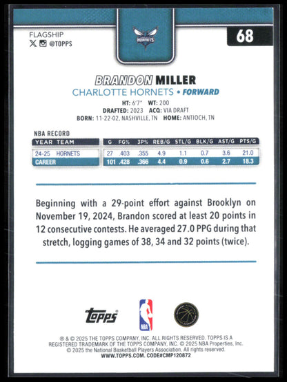 Brandon Miller Sandglitter