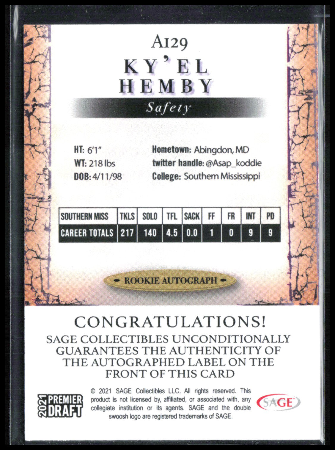 Ky'El Hemby Auto