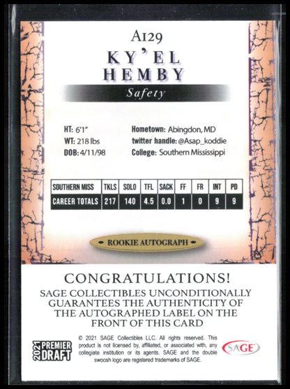 Ky'El Hemby Auto