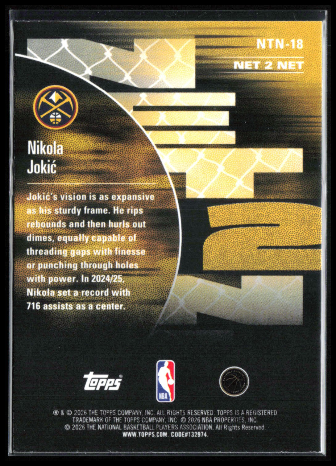 Nikola Jokic Net 2 Net