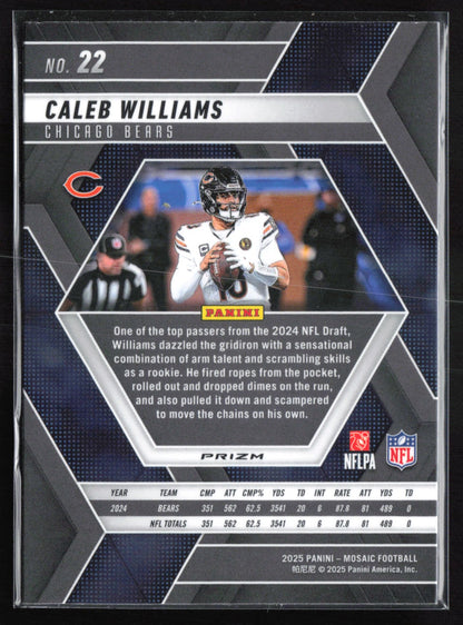 Caleb Williams Mosaic Prizm