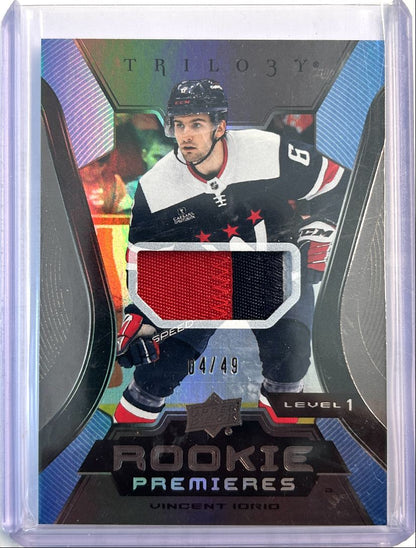 Vincent Iorio Patch /49 2023-24 Trilogy Hockey