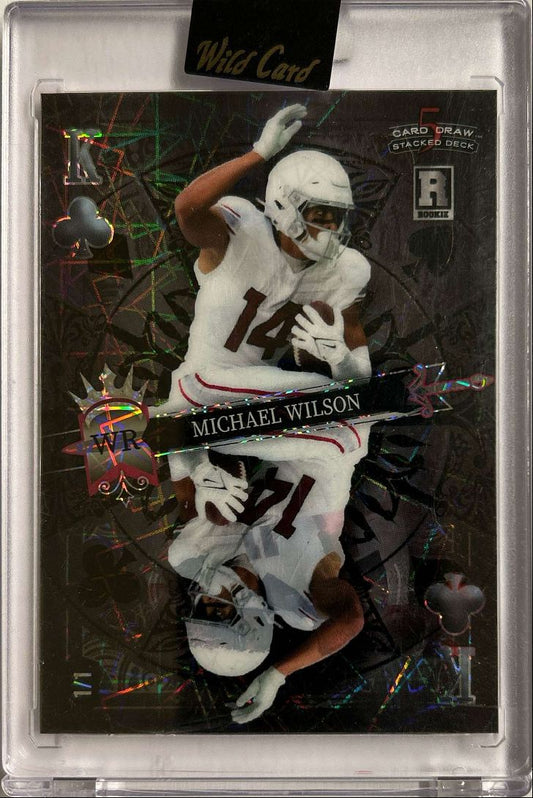 Michael Wilson 1/1 RC 5 Card Draw 2023 Wild Card