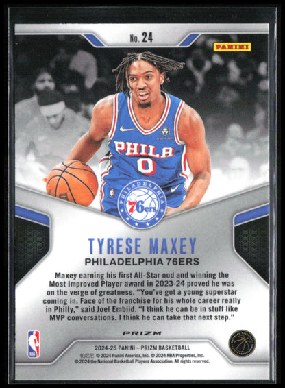 Tyrese Maxey Dominance Green Prizm