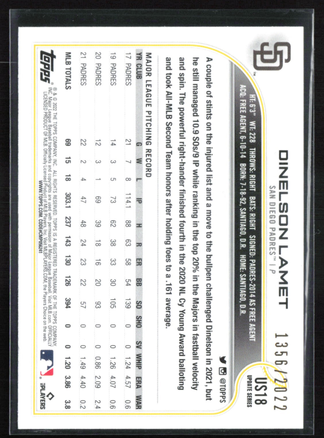 Dinelson Lamet /2022