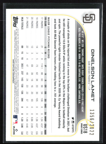 Dinelson Lamet /2022