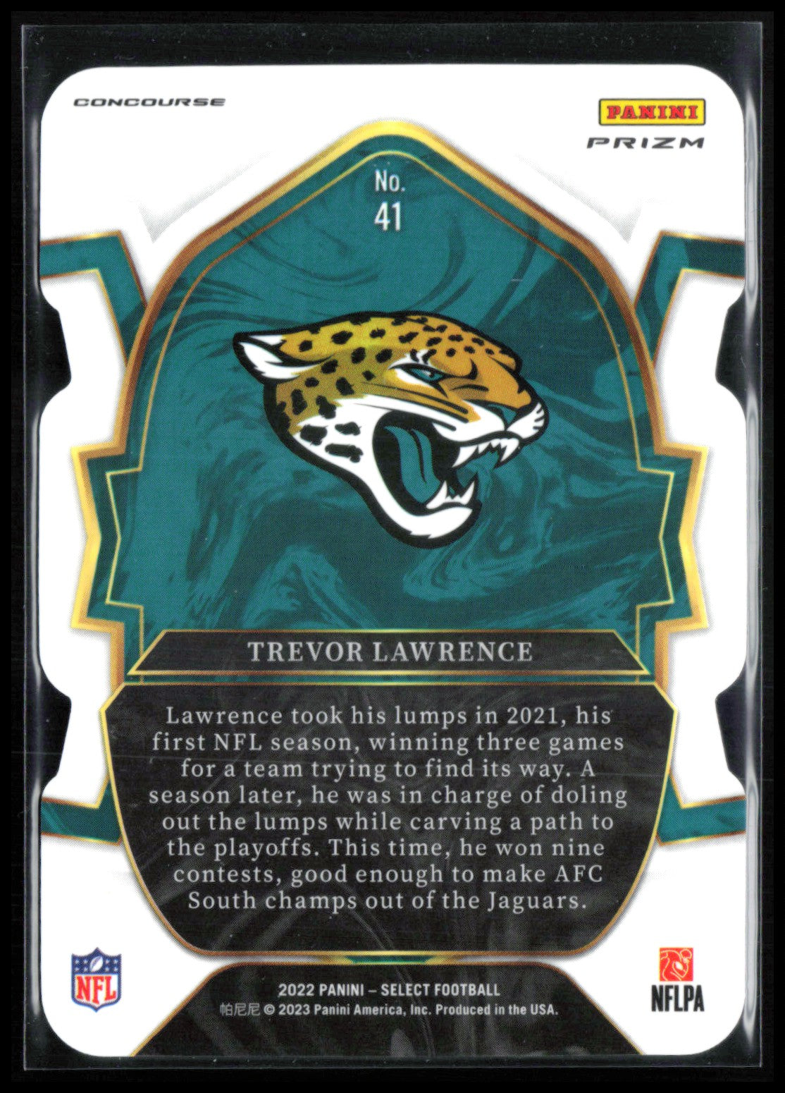 Trevor Lawrence Black Red Die-Cut