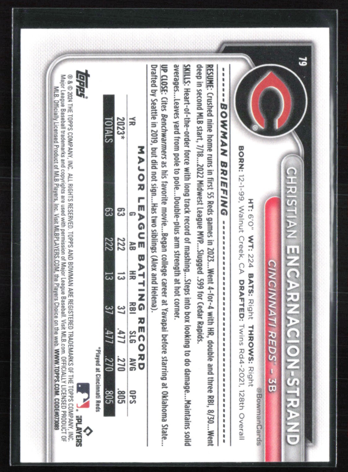 Christian Encarnacion-Strand RC